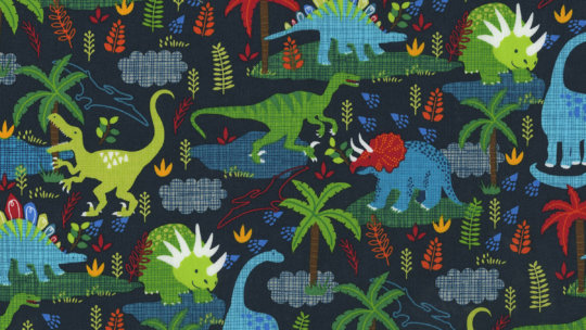 Dinosaur print fabric