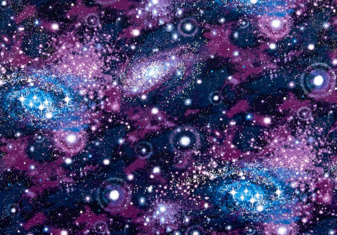 Galaxy Stars Pocket Square Outer Space Universe Printed 